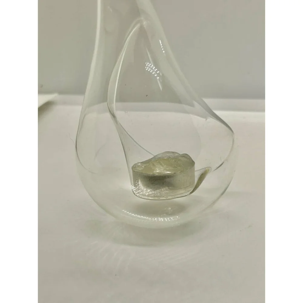 Set Of 2 Glass Diffuser Teardrop Christmas Ornament Essential Oils Decor Home